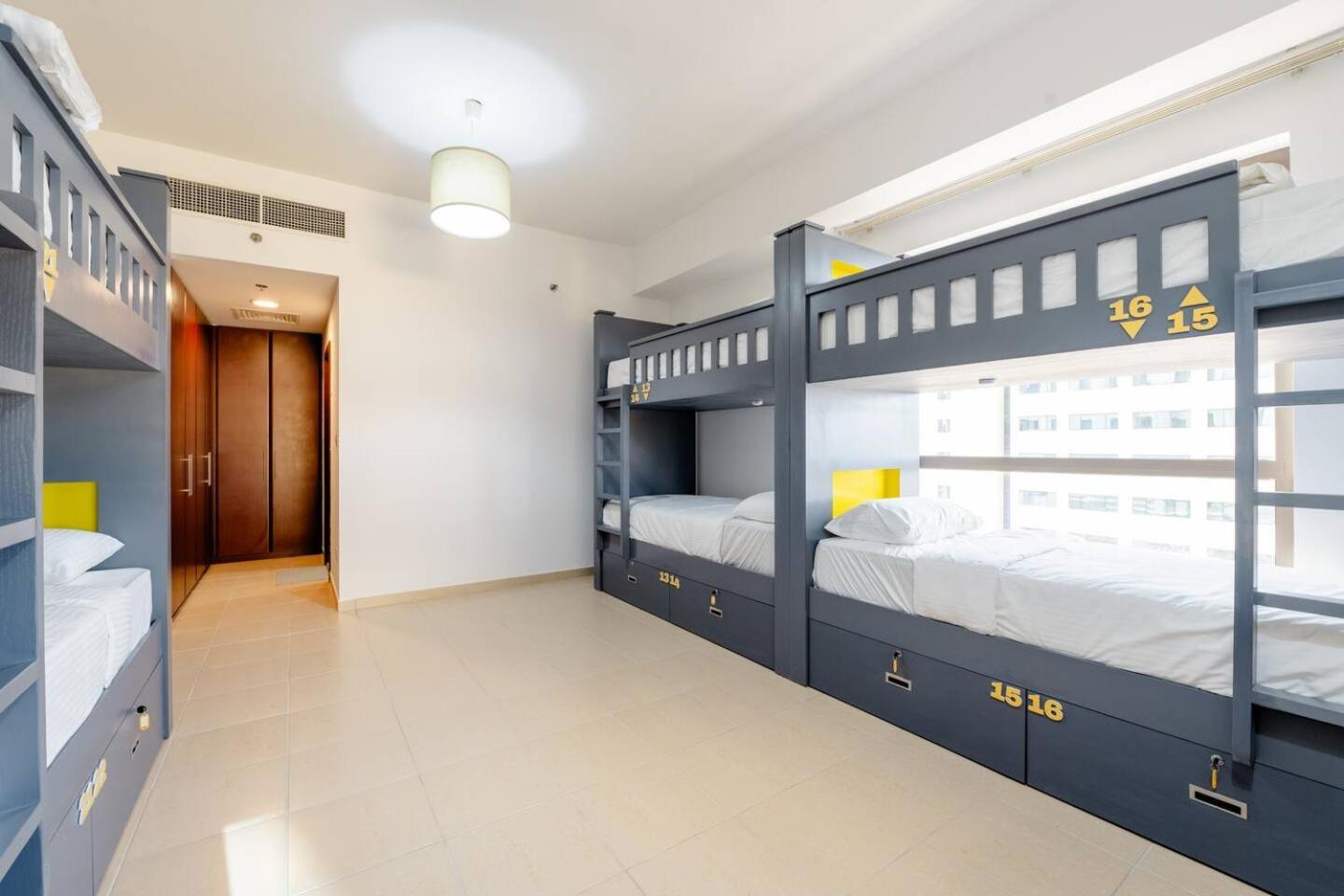 Moonlight Hostel Jbr - 2Min Walk To Jbr Beach - Gym - 2Min Metro Station - Poll Dubái Exterior foto